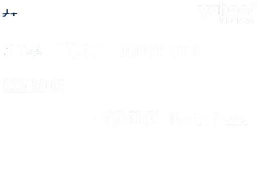 Featured logos and media mentions
